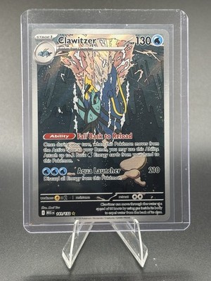 Clawitzer Illustration Rare 141/132 Me01: Mega Evolution Pokemon Card TCG