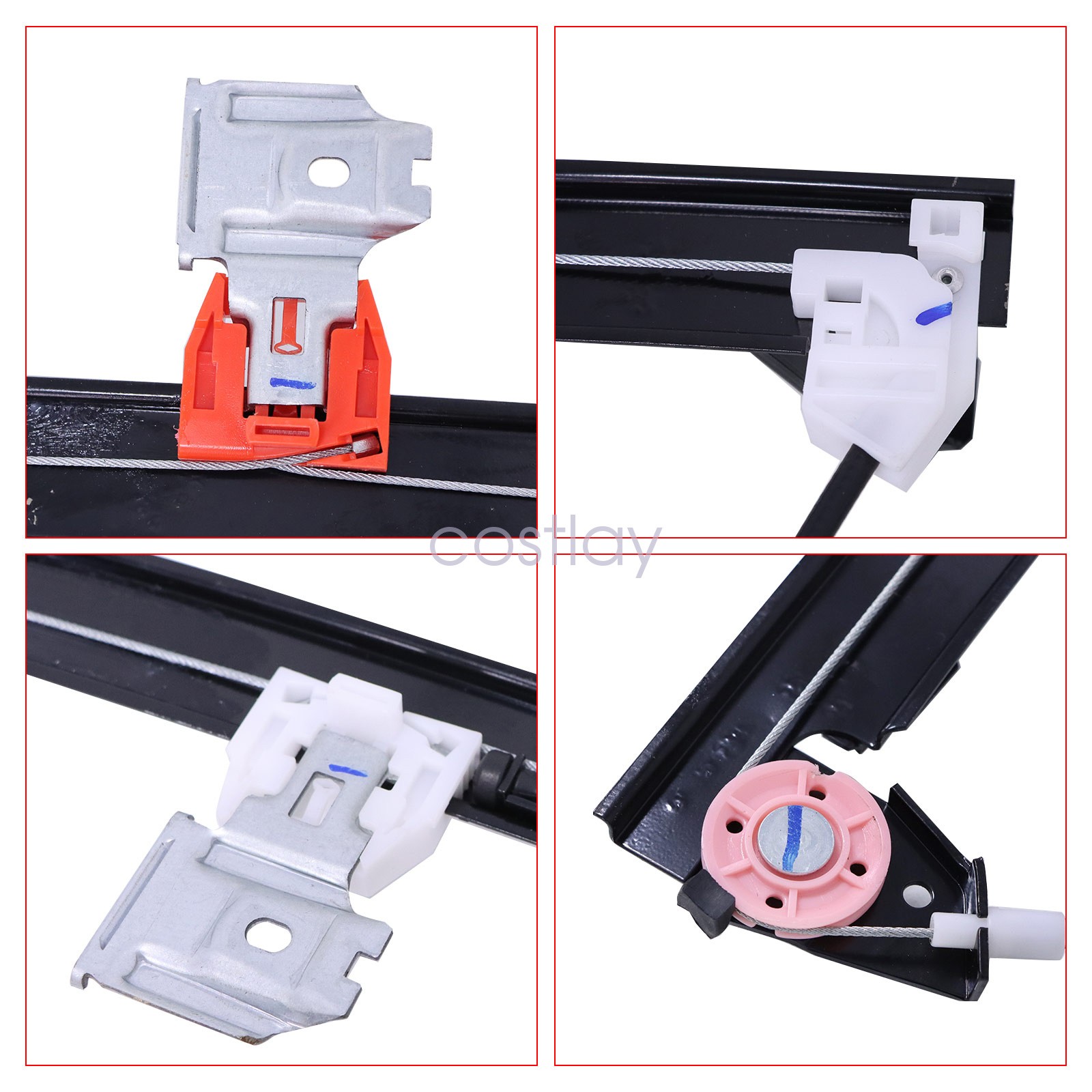 Right Rear Door Window Regulator W/O Motor New For Maserati Quattroporte M139 US
