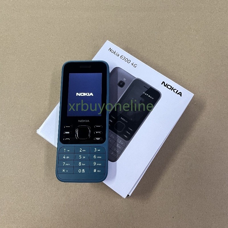 Unlocked Nokia 6300 4G Dual SIM 3 Colors New Phone WIFI Radio 2MP 4GB 512MB RAM