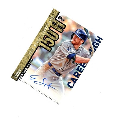 2015 Topps Career High SP CORY SPANGENBERG AUTO! Padres STAR