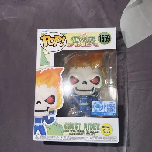 Funko Pop Marvel Ghost Rider Glow #1479 Entertainment Earth Exclusive Vinyl Figu