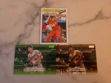 3 Card Coby Mayo Rookie Lime Sepia Heritage Stadium Club