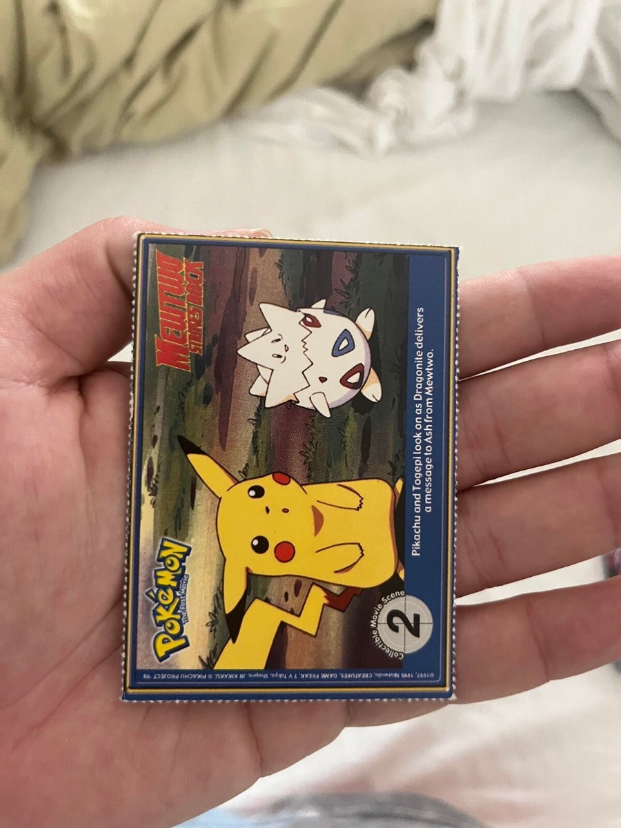 Pikachu 1999 Original 151 Pokemon Burger King PokeTrivia Trading