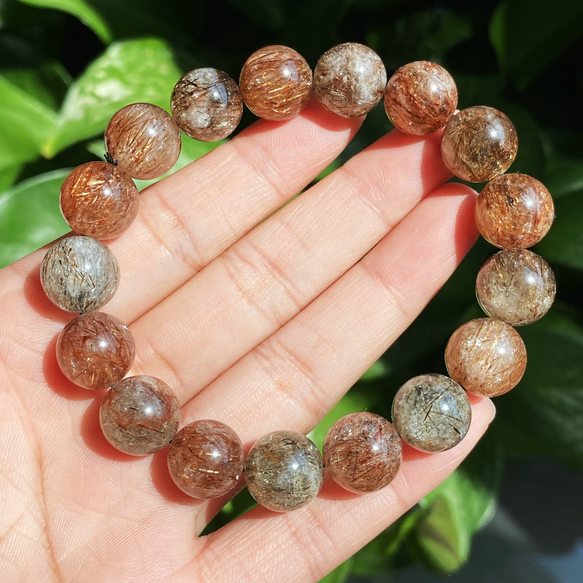 Genuine Golden Rutilated Quartz Gem Chip Bracelet Sterling Silver Handmade Genuine Golden Rutilated Quartz Gem Chip Bracelet Sterling Silver Handmade