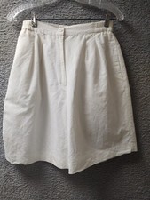 Carry Back Shorts Womens Size 4 White Side Pockets Golf Tennis