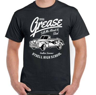 Grease T-Shirt T-Birds Rydell High School Herren Lustige Film Stag Doo
