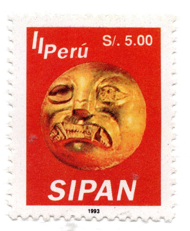 Master of Sipan, Funerary Chamber's Jewelry, Gold Mask, Perú 1994, accept offers