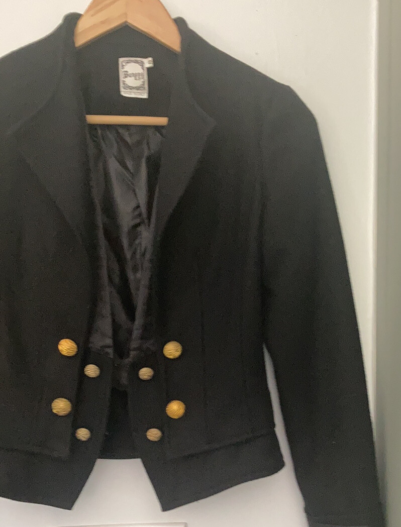 Black Cropped Jacket - image 3