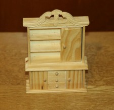 Dolls House Miniature - Pine dresser unit