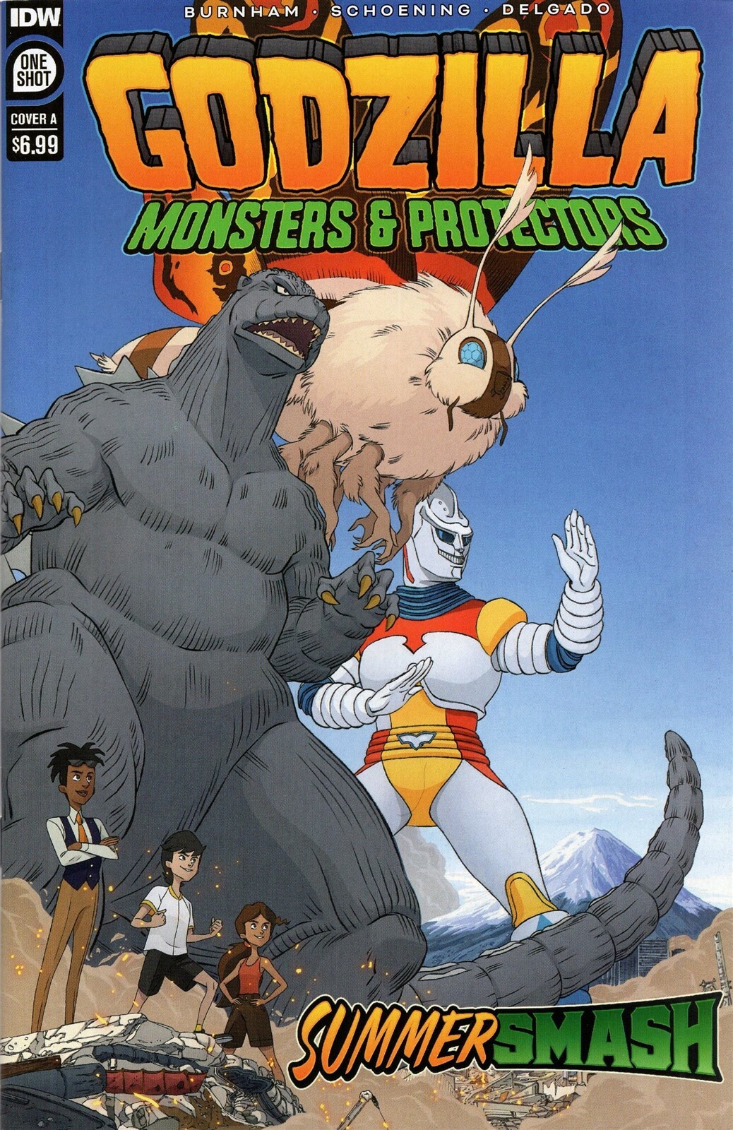 Godzilla Monsters Protectors Summer Smash 1 Jet Jaguar Mothra Comic Cover