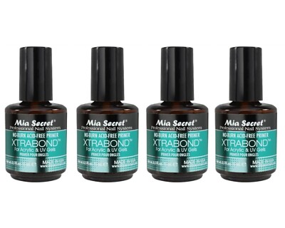 Mia Secret Professional Nail System Xtrabond Primer 0.5 oz 4pc Set