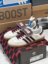 adida s Samba Ponyx Wales Bonner Low Cream White-IE0586-NEW WITH BOX