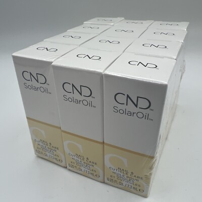 CND Solar Oil Nail & Cuticle Conditioner .25oz each (Pack of 12)