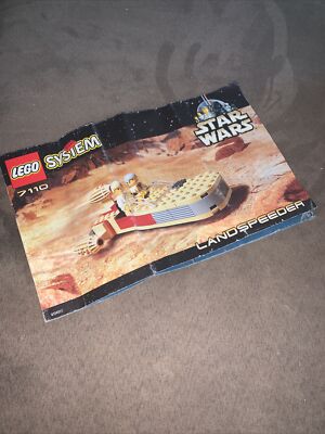 MANUAL ONLY for Lego Star Wars 7110 Landspeeder Instruction