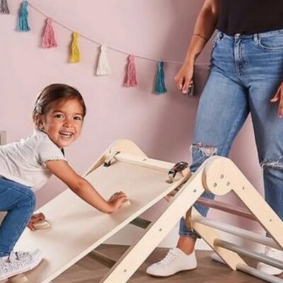 Wooden Climbing Frame Little Tikes Slide Wooden Little Town Aldi