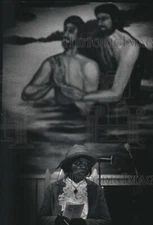 1990 Press Photo Sister Nanny Pearson Lectures At Friendship Baptist Church