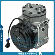 New A/C Compressor York type fits Freightliner / Kenworth / Navistar - 8GR