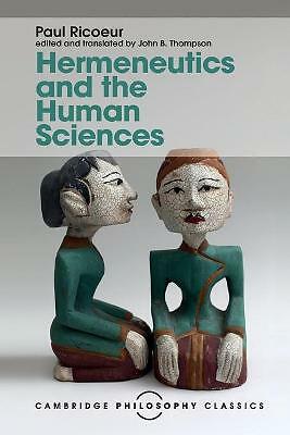 Hermeneutics and the Human Sciences Ricoeur Thompson Paperback 9781316508206