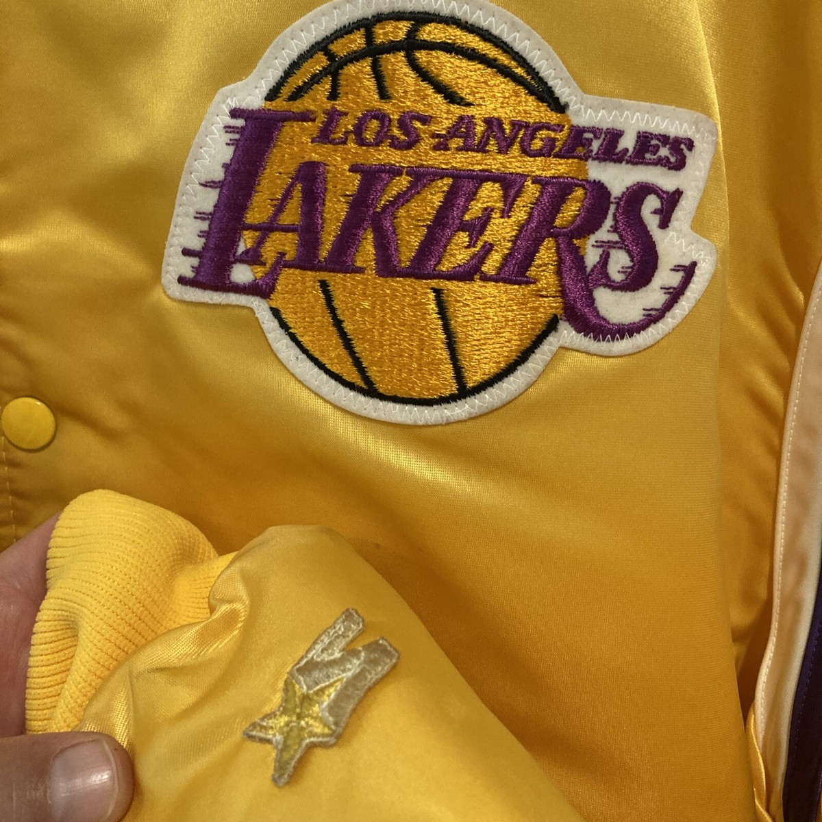 LosangelesLakers スタジャン Jack & Jones×NBAコラボ Los Angeles Lakers スタジャン 人気