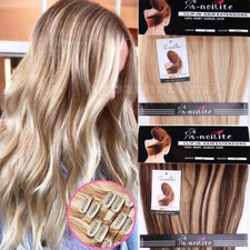 S-noilite Any Color Thick Clip In Real Human Hair Extensions Double Weft US FAST