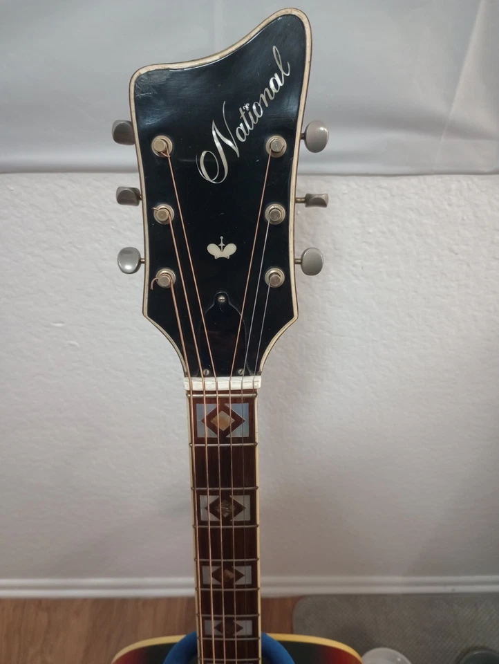 National N710 "Western" 1967 Natural With Sunburst Back And Sides - Image 2 of 4