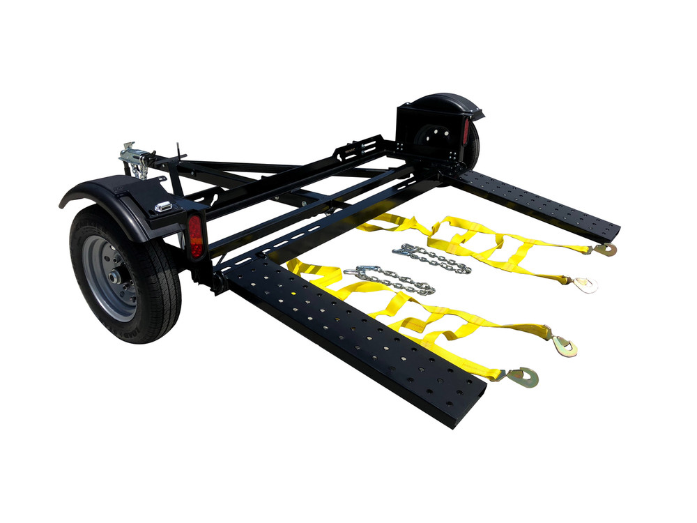 EZ Haul Stand Up Car Tow Dolly with Hydraulic Brakes eBay
