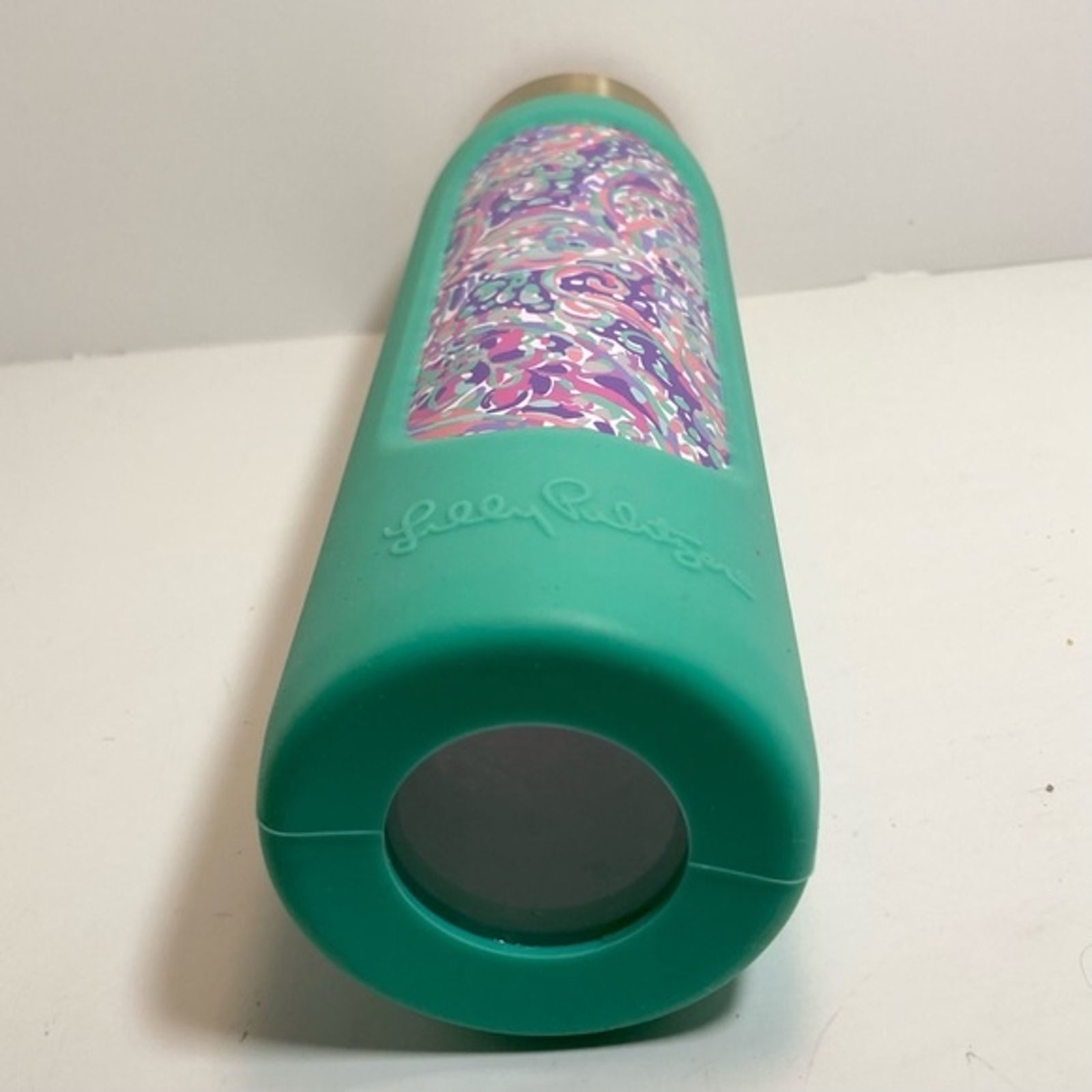 Lilly Pulitzer La Playa Print Glass Thermos Water Bottle with Lid  20 oz