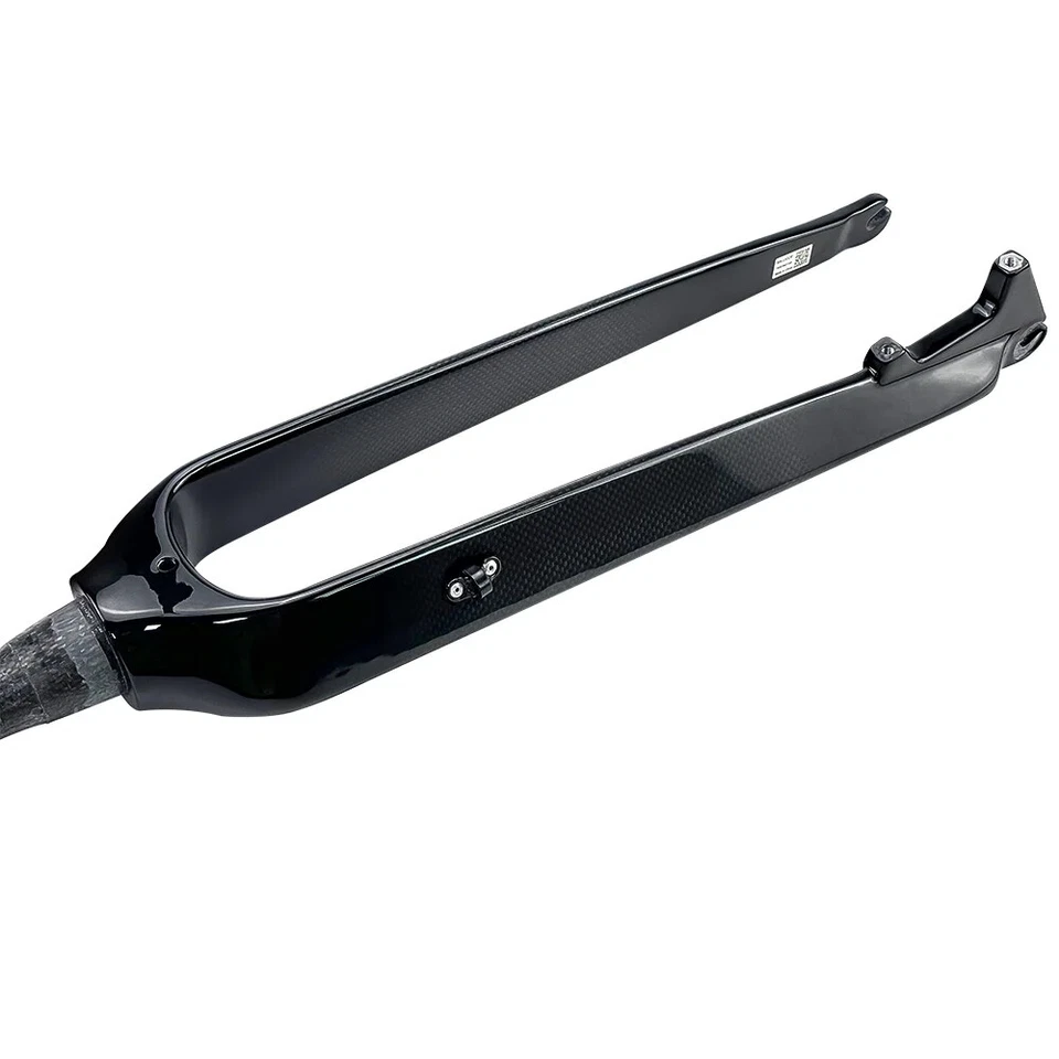 26/27.5in MTB Bicycle Hard Fork Carbon Fiber Straight Quick Release Rigid Fork - Image 3 of 4