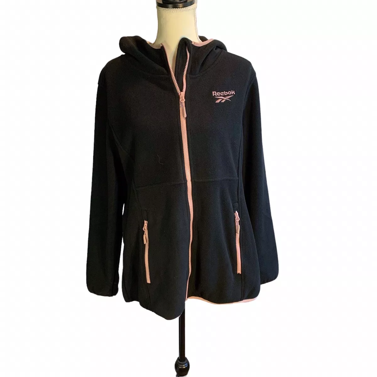 Polar fleece deals hooded jacket
