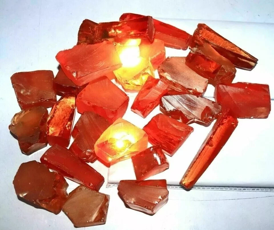 橙色矿物粗糙天然 5000 克拉/ 1 公斤校准锆石批量宝石 — 第 4/4 张图片