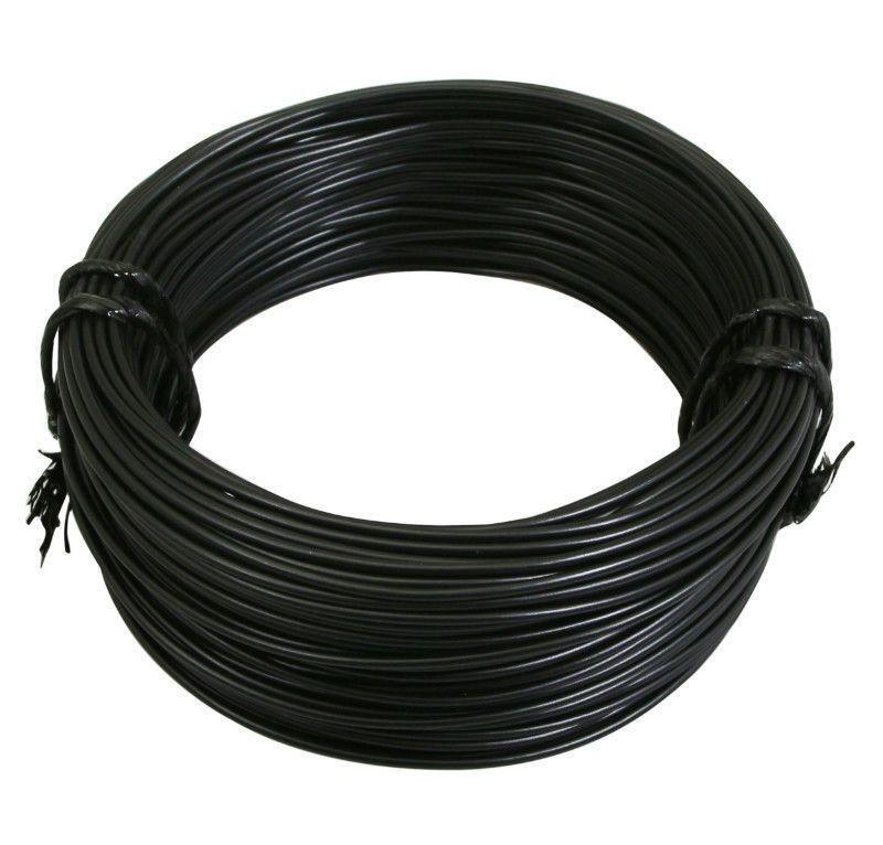 Fil électrique 1,00mm² multibrin noir 50m câble souple cuivre