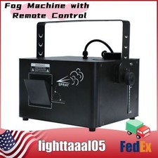 1500W DMX Low Profile Hazer Haze Smoke Fog Machine Theater DJ Stage Effect w/ RC