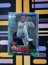 2023 Topps Chrome Update Blue & Green Lava Lamp Refractor /125 Matt Moore