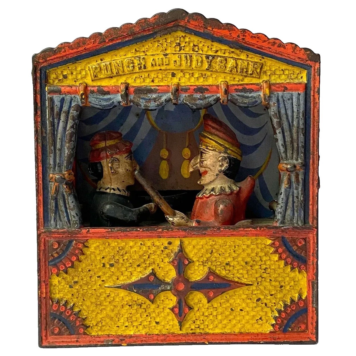 Punch and Judy Cast Iron Bank | eBay