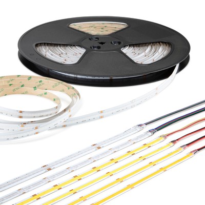 HEXIM COB LED Strip 320-784 LED/m, LED Streifen, IP20, 3000K-6000K, RGB & RGBW