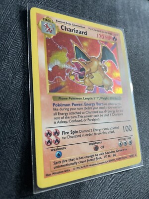 RARE ORIGINAL CHARIZARD POKEMON CARD COLLECTIBLE 1995 | eBay