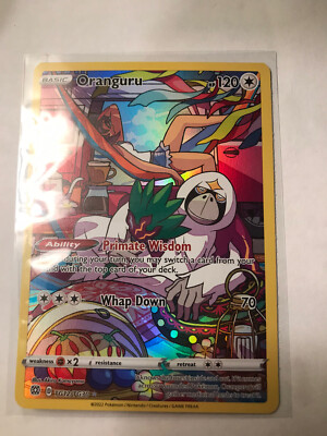 Oranguru Brilliant Stars Alt Art Pokémon TCG Rare TG12/TG30 NM/M Prerelease 