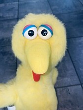 Vintage TALKING BIG BIRD Plush Sesame Street Pull String PLAYSKOOL 1986 WORKS