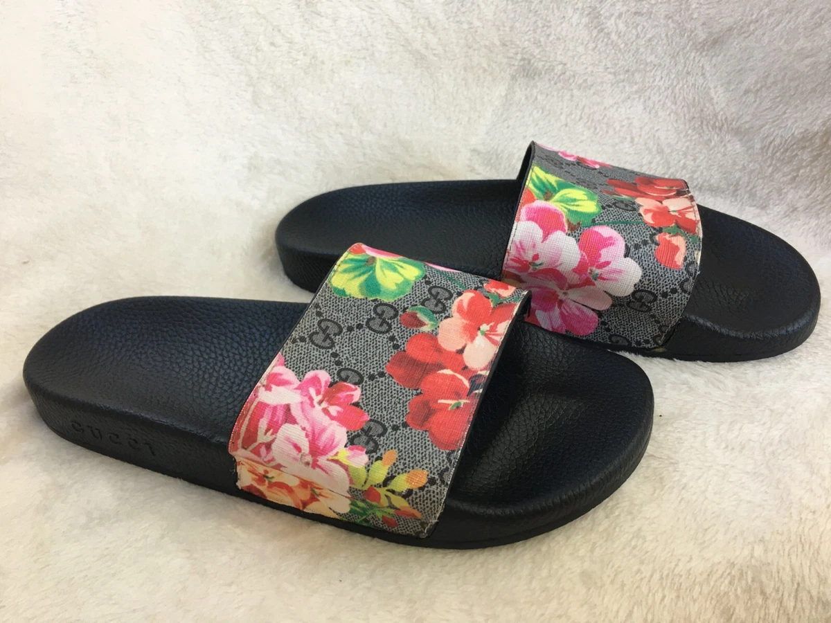 GUCCI GG BLOOMS SUPREME SLIDE SANDAL — LSC INC