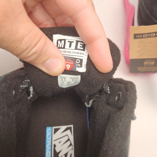 VANS SK8 Hi Dip MTE-2 Hiking Boots Shoes Pink Black Suede Womens 8 Mens 6.5 NEW - Picture 8 of 8