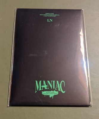 Stray Kids Maniac 4 Cut Photo Set I.N Official Merch 2nd World