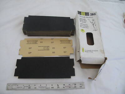 (80) NEW 3M Drywall Abrasives 4-3/16'' x 11'' 80D Grit 051144-10207 - PARTIAL BOX