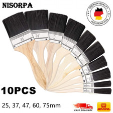 10tlg Malerpinsel Set Pinsel Set Flachpinsel Lackpinsel Lackierpinsel Lack