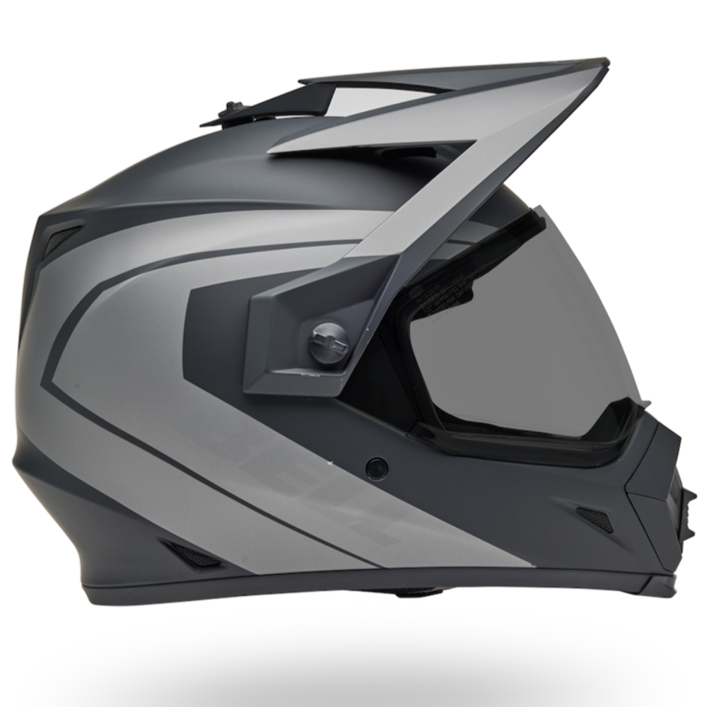 Bell MX-9 Adventure MIPS Blackout ECE 22.06 Helmet Black/Grey - Clear Visor