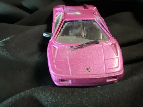 Testors Burago Lamborghini Diablo Modellino auto in metallo pressofuso viola scala 1:24 - Foto 2 di 6
