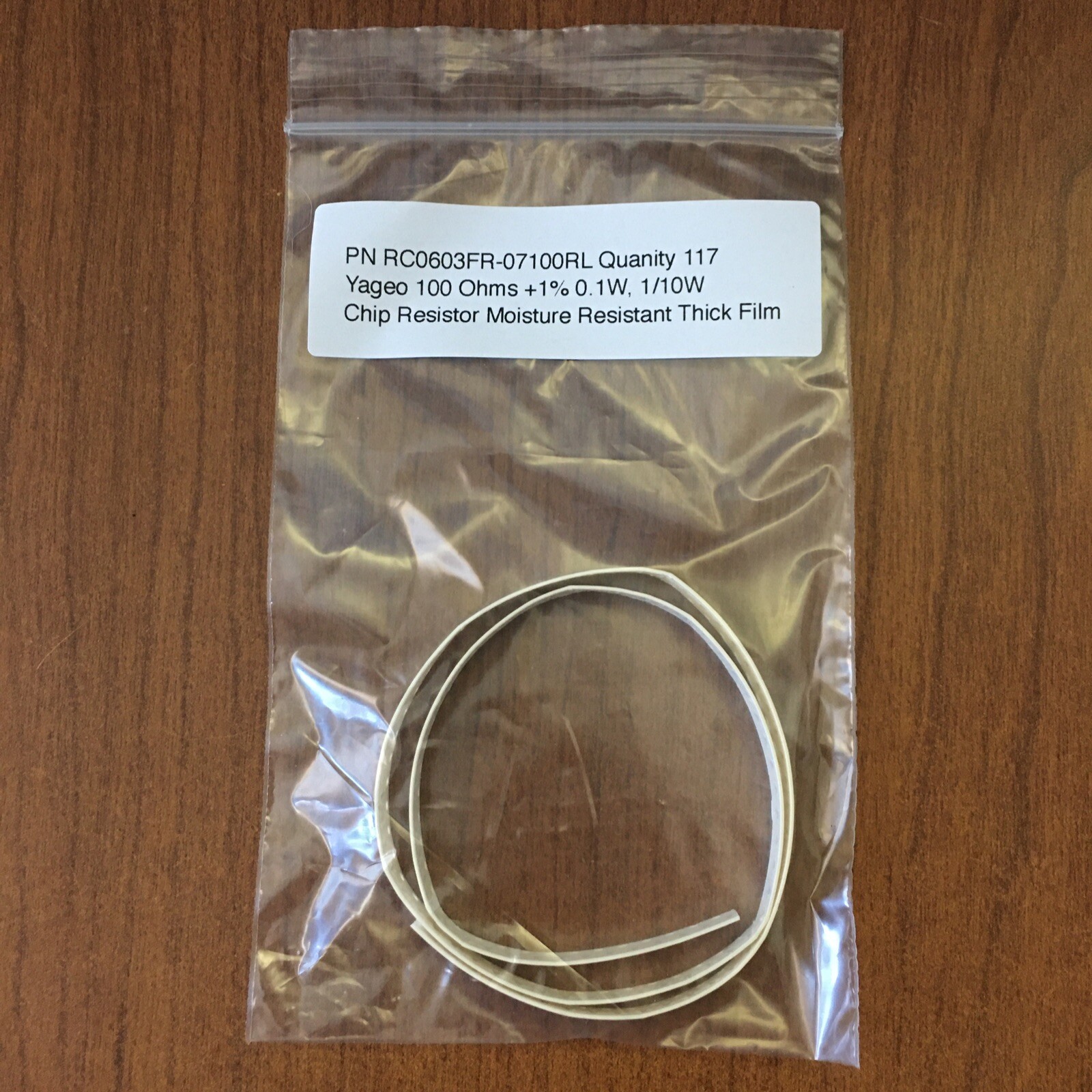 Lot Of 117 YAGEO RC0603FR-07100RL Thick Film Resistors - SMD 100 Ohms 1 ...