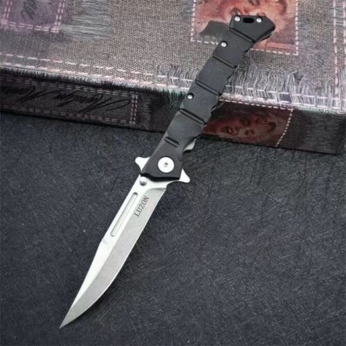 Neu 20NQL Glasfasergriff 8Cr13MoV Klinge taktisches Taschenklappmesser - Bild 2 von 7