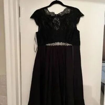 Maternity -Luxe by Seraphine NWT Size 12 Black Lace Dress (NWT) | eBay