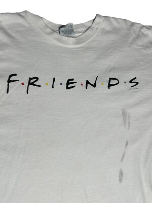 Vintage 1996 FRIENDS TV Show Adult T Shirt Size 3XL. The 