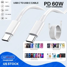 60W USB To Type C Rapid Charger Cable PD Data Cord For iPhone 16 Plus 15 Pro Lot